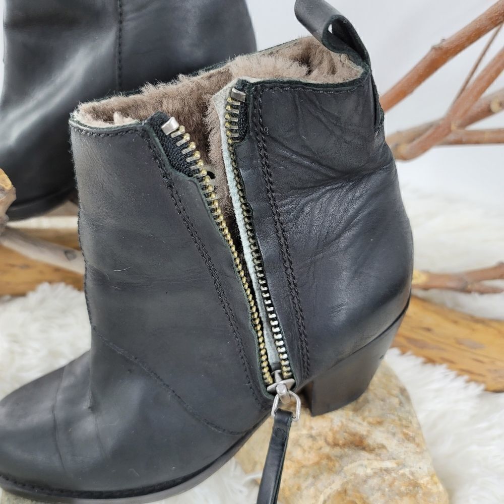 Acne studios pistol short leather boots black - Picture 2 of 11